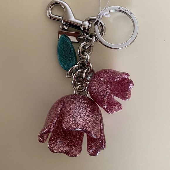 Coach floral keychain - Picture 3 of 6